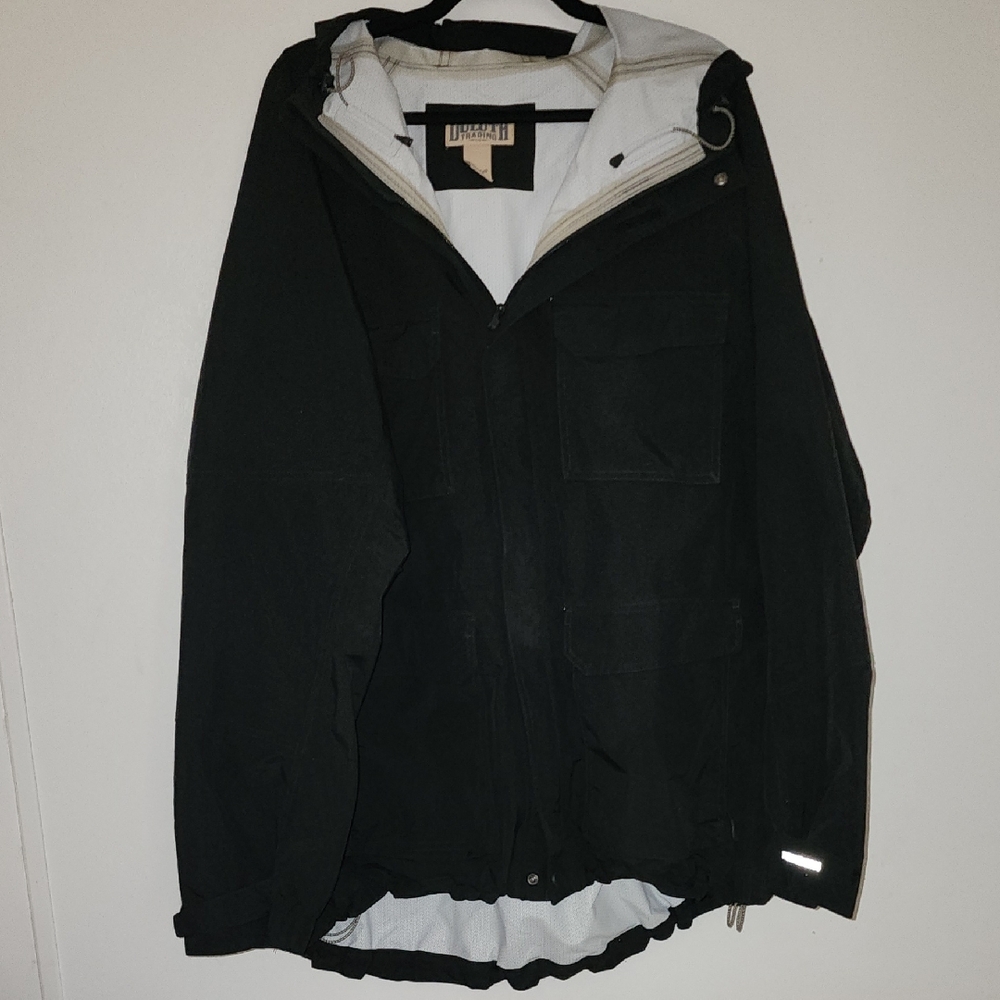 Duluth Trading Co Men's Black Raincoat